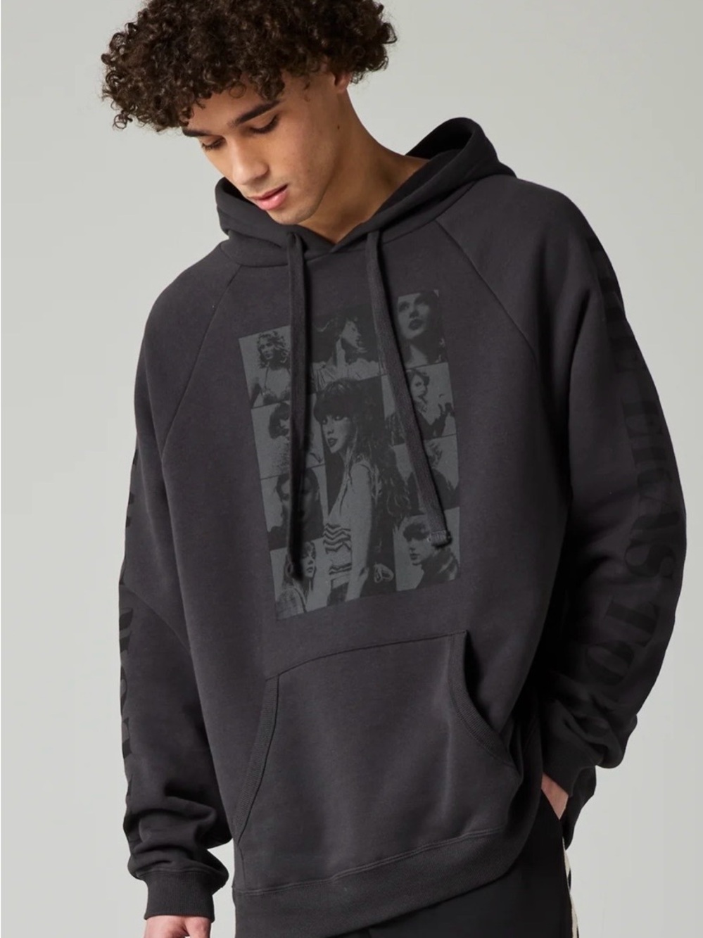 Taylor Swift Charcoal Black Eras Tour Hoodie XS